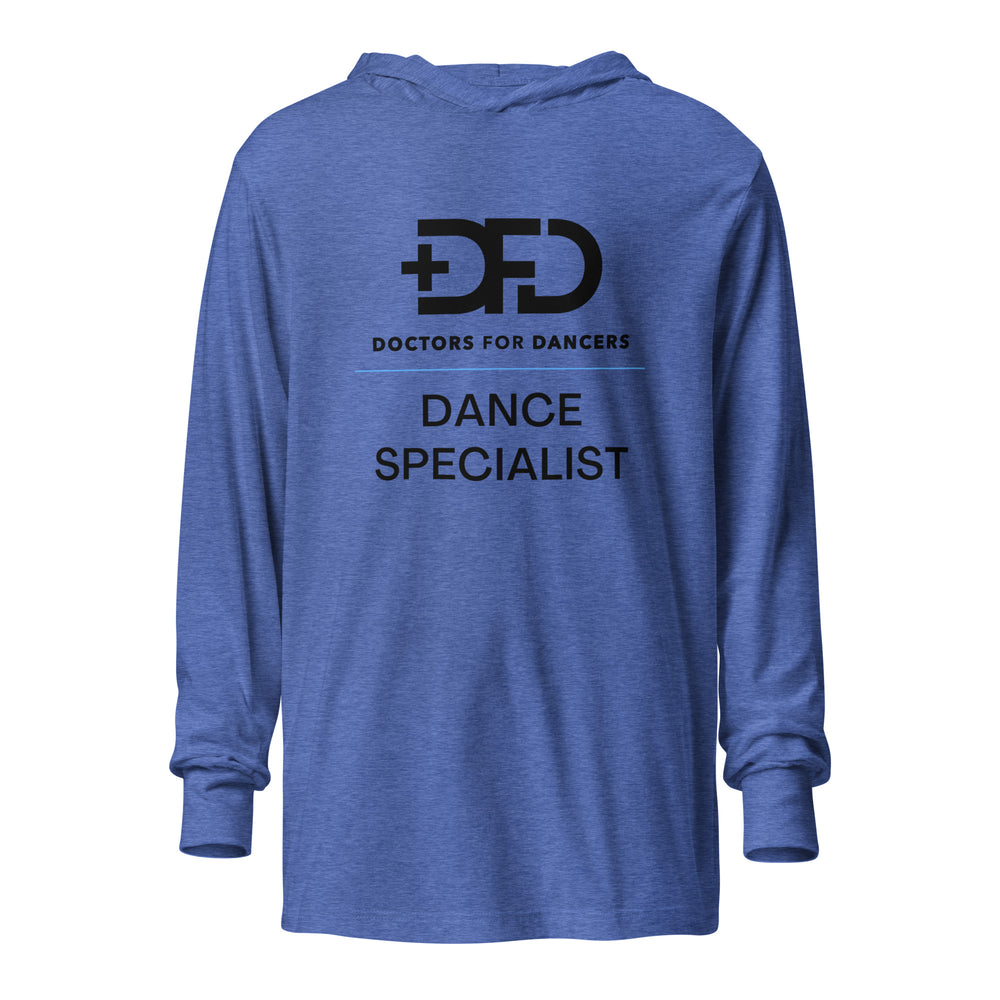 
                  
                    DFD Dance Specialist & Logo on back Hooded long-sleeve tee
                  
                