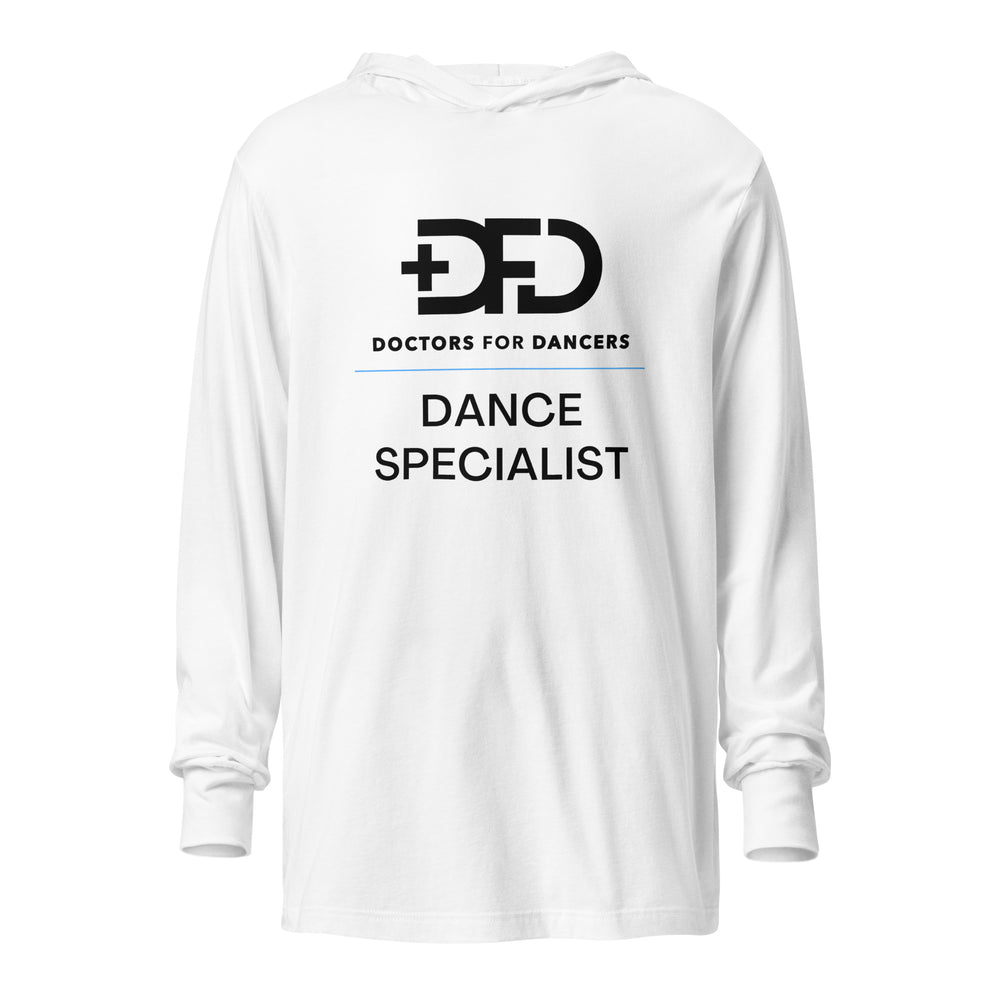 
                  
                    DFD Dance Specialist & Logo on back Hooded long-sleeve tee
                  
                