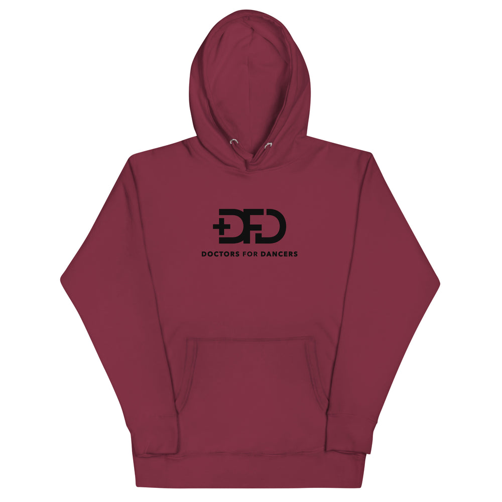 DFD Black Logo Hoodie