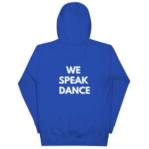 
                  
                    DFD White Logo Dance Specialist & We Speak Dance Hoodie
                  
                