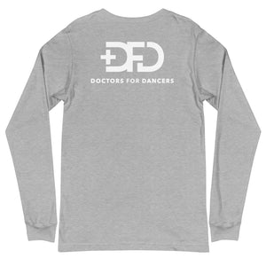 
                  
                    DFD Blue & White Logo Dance Specialist - Versatile Long Sleeve Tee
                  
                