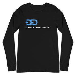 
                  
                    DFD Blue & White Logo Dance Specialist - Versatile Long Sleeve Tee
                  
                