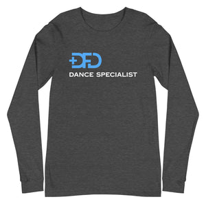 
                  
                    DFD Blue & White Logo Dance Specialist - Versatile Long Sleeve Tee
                  
                