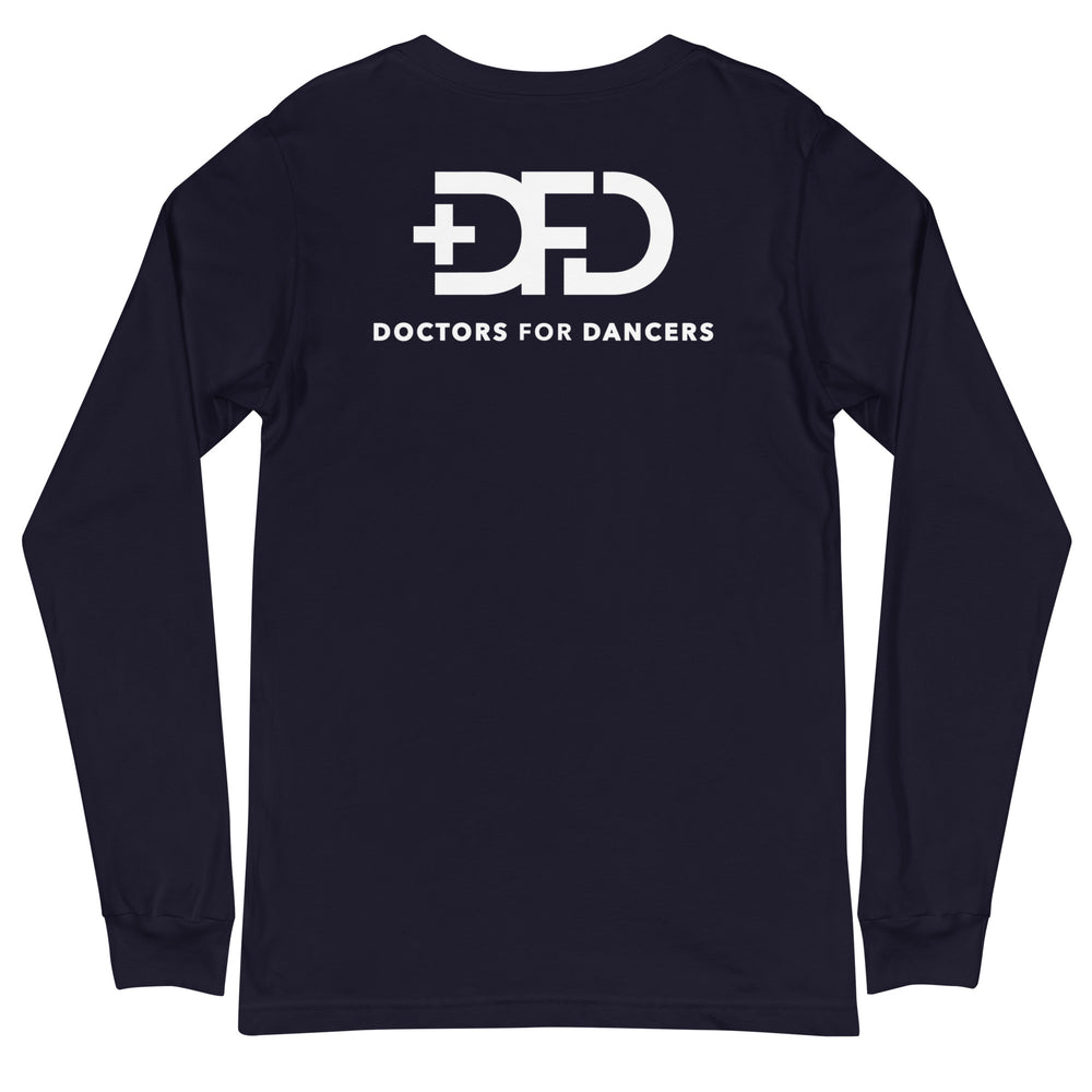 
                  
                    DFD Blue & White Logo Dance Specialist - Versatile Long Sleeve Tee
                  
                