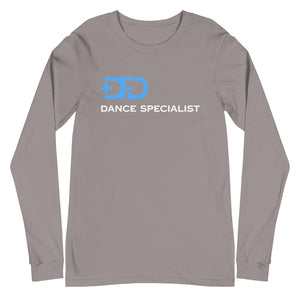 
                  
                    DFD Blue & White Logo Dance Specialist - Versatile Long Sleeve Tee
                  
                