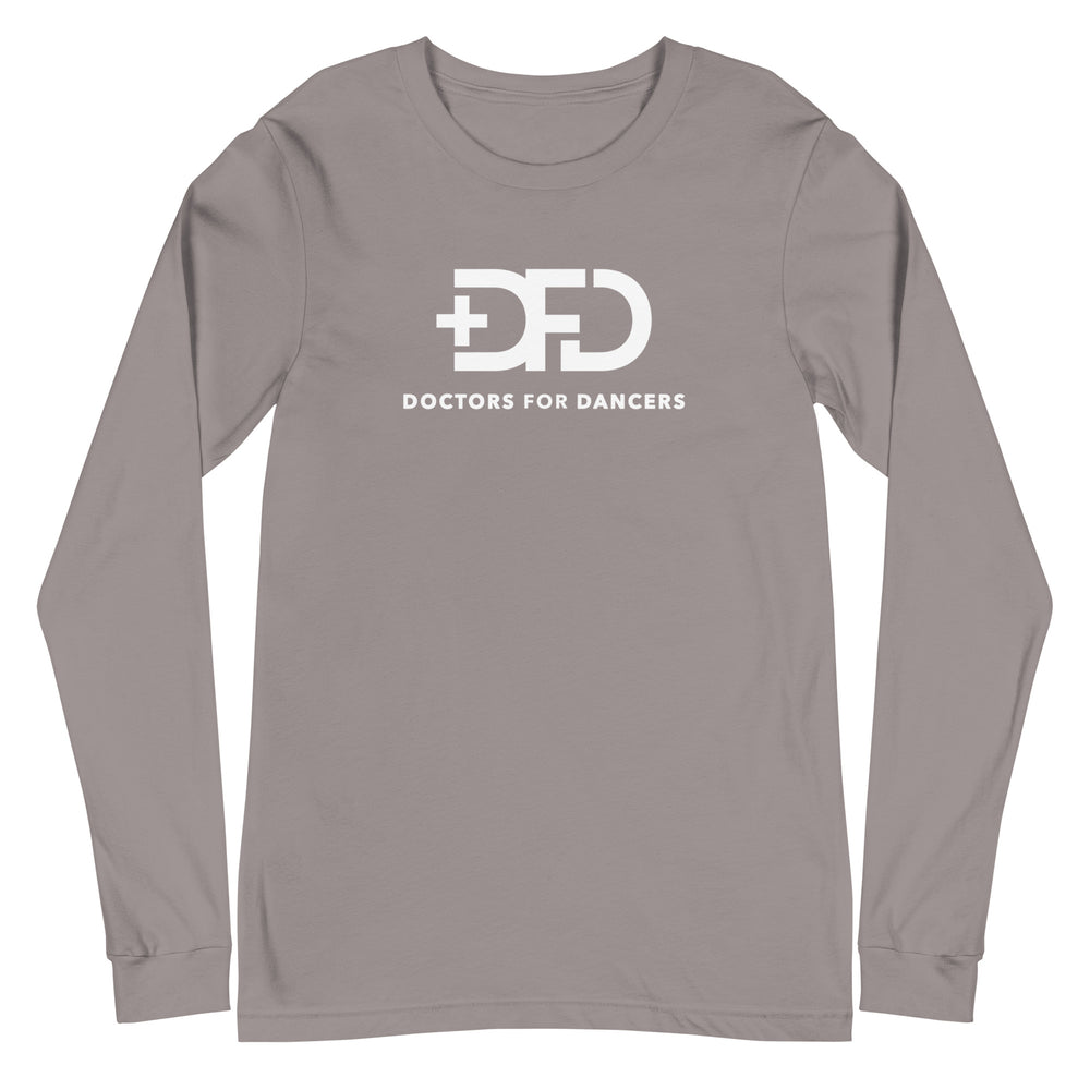 
                  
                    DFD White Logo Long Sleeve Tee
                  
                